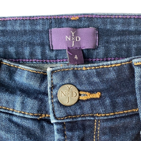 NYDJ Legging Jeans Size 4 Skinny Dark Wash Not Your Daughters Jeans - Picture 8 of 11